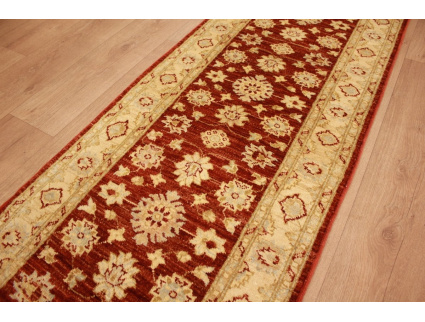 "Ziegler"carpet modern virgin wool Red 217x74 cm