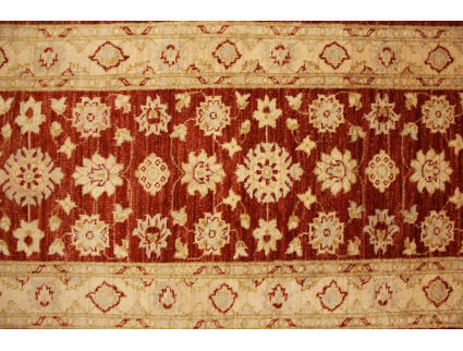 "Ziegler"carpet modern virgin wool Red 217x74 cm