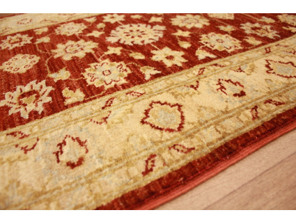 "Ziegler"carpet modern virgin wool Red 217x74 cm