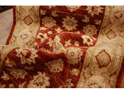 "Ziegler"carpet modern virgin wool Red 217x74 cm