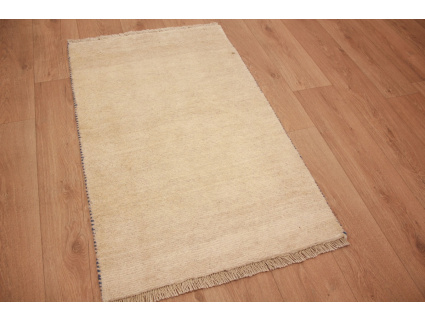 Nomadenteppich Perserteppich Gabbeh 115x71 cm Beige