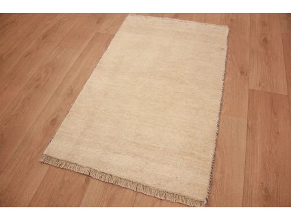 Nomadic Persian carpet Gabbeh wool 115x71 cm Beige