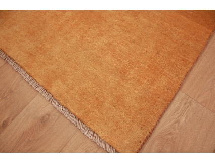 Perserteppich Gabbeh wollteppich 109x82 cm Orange