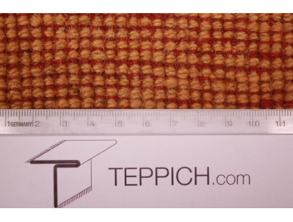 Perserteppich Gabbeh wollteppich 109x82 cm Orange