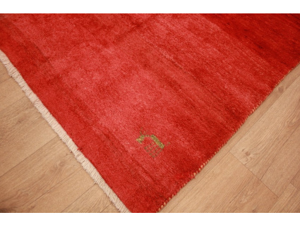 Perser Teppich Gabbeh reiner Wolle 234x137 cm Rot