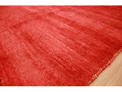 Perser Teppich Gabbeh reiner Wolle 234x137 cm Rot