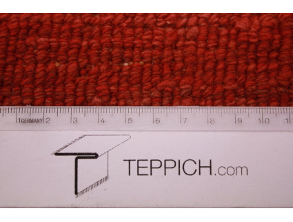 Perser Teppich Gabbeh reiner Wolle 234x137 cm Rot