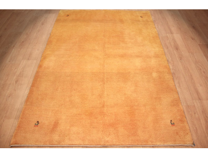 Perserteppich Gabbeh reiner wolle 236x160 cm Orange