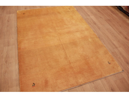 Perserteppich Gabbeh reiner wolle 236x160 cm Orange