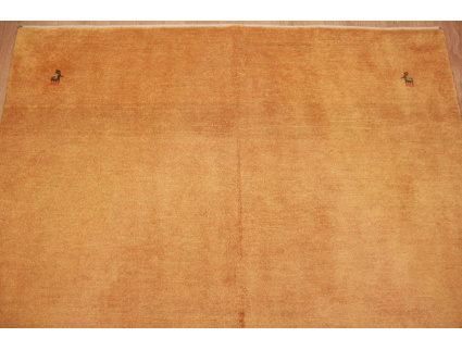 Perserteppich Gabbeh reiner wolle 236x160 cm Orange