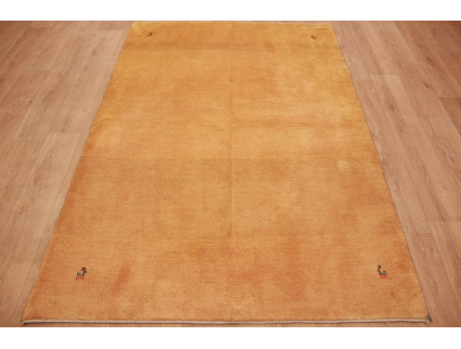 Persian carpet Gabbeh Wool 236x160 cm Orange