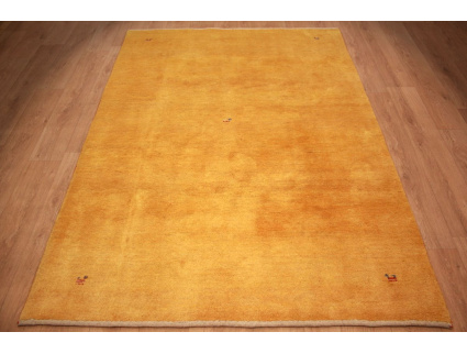 Perserteppich Gabbeh reiner wolle 238x175 cm Orange