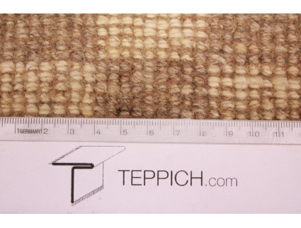 Perserteppich Gabbeh wollteppich 125x75 cm Beige