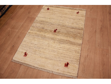 Perser Teppich Gabbeh reiner wollteppich 145x98 cm