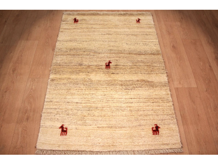 Persian carpet Gabbeh  wool carpet 145x98 cm