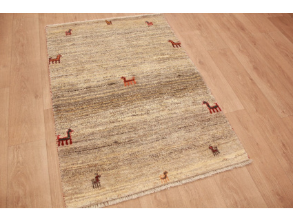 Persian carpet Gabbeh  wool carpet 144x98 cm