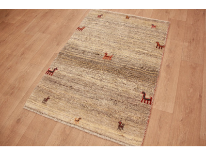 Perser Teppich Gabbeh reiner wollteppich 144x98 cm