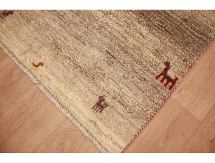 Perser Teppich Gabbeh reiner wollteppich 144x98 cm