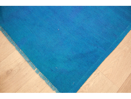 Modern Vintage Kelim overdyed 148x100 cm Blue