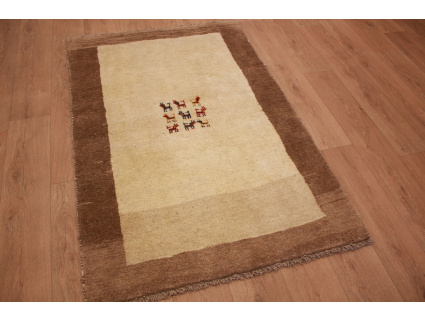 Persian carpet Gabbeh  wool carpet 166x109 cm