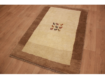 Persian carpet Gabbeh  wool carpet 166x109 cm