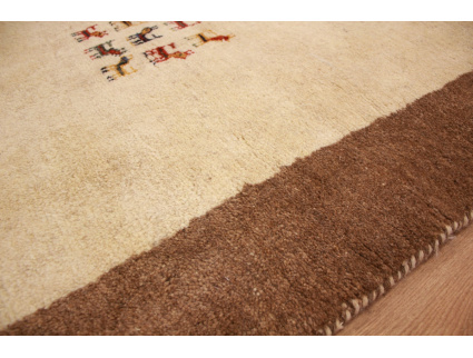 Persian carpet Gabbeh  wool carpet 166x109 cm