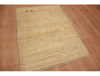 Perser Teppich Gabbeh reiner wollteppich 141x104 cm