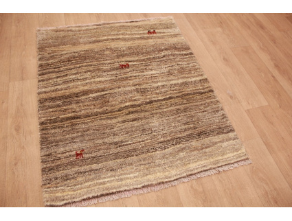 Persian carpet Gabbeh  wool carpet 133x109 cm