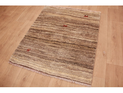 Perser Teppich Gabbeh reiner wollteppich 133x109 cm