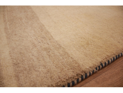 Perserteppich Gabbeh wollteppich 95x61 cm Beige