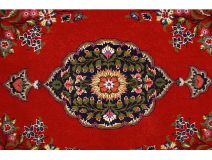 Fine Persian carpet Ghom Wool carpet 95x66 cm