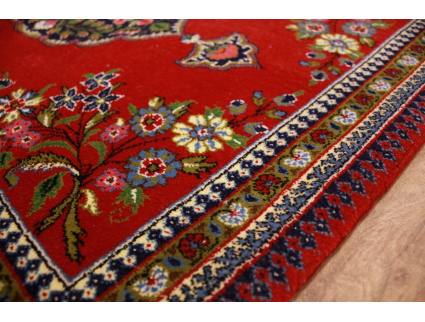 Fine Persian carpet Ghom Wool carpet 95x66 cm