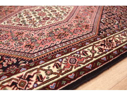 Persian carpet Bidjar with silk 104x71 cm