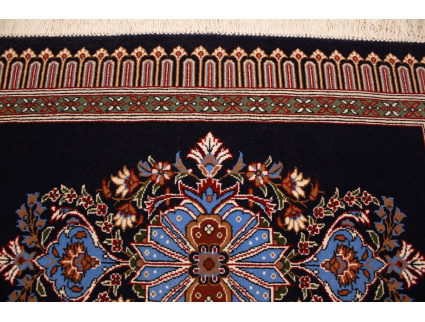 Fine Persian carpet Ghom Wool carpet 88x70 cm