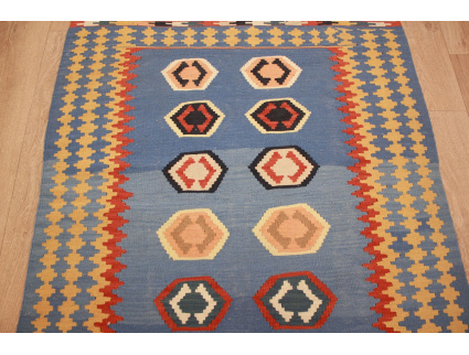 Orientteppich Kelim wollteppich 195x102 cm Kilim