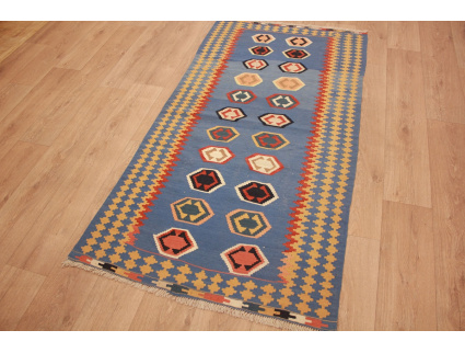 Orientteppich Kelim wollteppich 195x102 cm Kilim