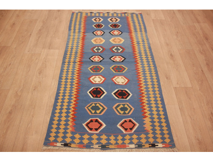 Orientteppich Kelim wollteppich 195x102 cm Kilim