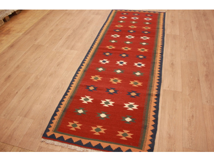 STOCK SALE Kelim runner oriental carpet modern 287x103 cm