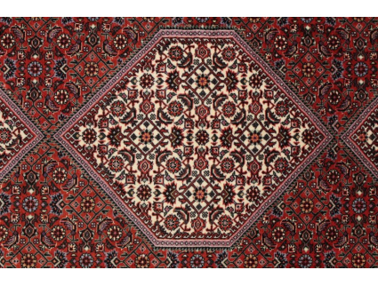 Persian carpet "Bidjar" Runner virgin wool with Silk 202x88 cm