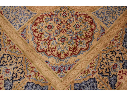 Red Persian carpet Kerman Special Size 447x309 cm