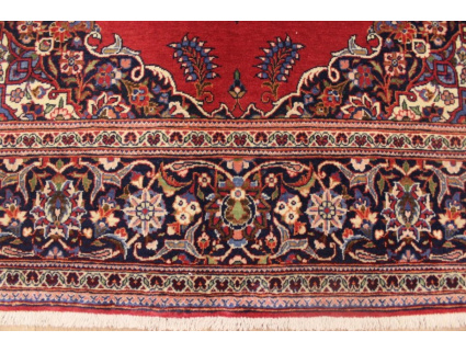 Semiantic Persian carpet Kashan 210x140 cm Red