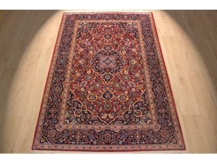 Semiantic Persian carpet Kashan 215x134 cm Red