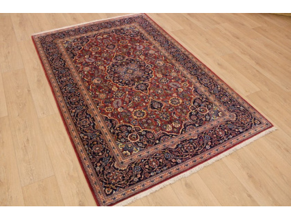 Semiantic Persian carpet Kashan 215x134 cm Red