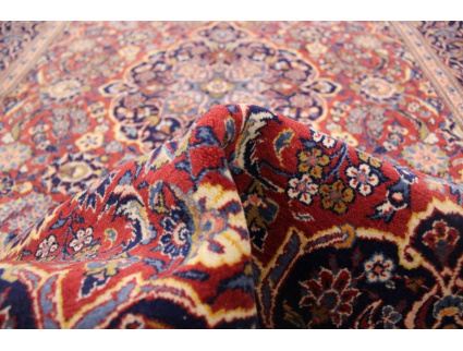 Semiantic Persian carpet Kashan 215x134 cm Red