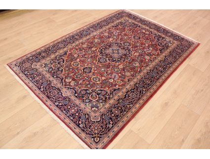 Semiantic Persian carpet Kashan 215x134 cm Red