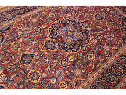 Semiantic Persian carpet Kashan 215x134 cm Red