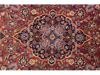 Semiantic Persian carpet Kashan 215x134 cm Red