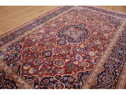 Semiantic Persian carpet Kashan 215x134 cm Red