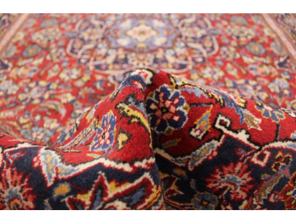 Semiantic Persian carpet Kashan 205x136cm Red