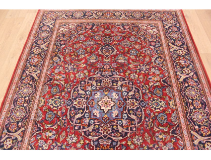 Semiantic Persian carpet Kashan 205x136cm Red